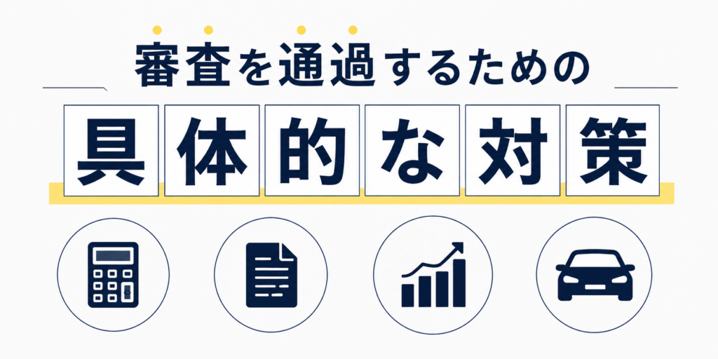 審査を通過するための具体的な対策